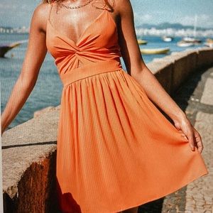 Cupshe Slip Strap Cutout Dress